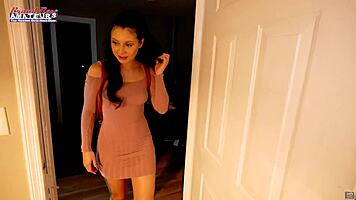 Slim Blonde Raven Lane Worships Throat In Messy Deep Fun