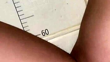 sexy asian neighbor fingered to orgasm in living room