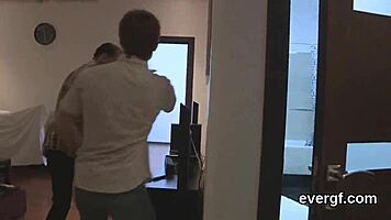 skint guy trades ex-girlfriend for hard cash group pounding session