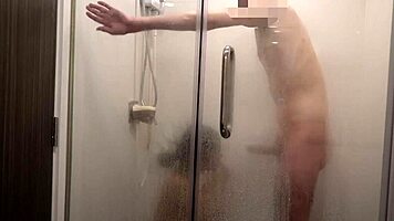 skinny thai teen shower sex ends with huge facial cumshot