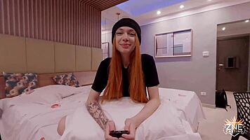 zne casting ep06 sees tura seducing qrozne for intense interracial doggystyle pounding