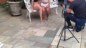 Behind Scenes Naked Brazilian Petite Photoshoot