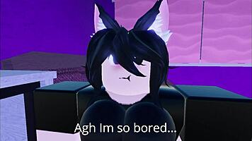 hey bcheese07 watch this neko girl fuck herself hard on bed do you want it