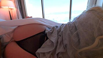 jaz jizzes kicks off vacay with morning dick pounding