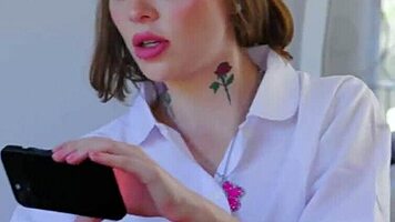 Aliya Brynn fucks Eliza Eves and Kay Lovely strap-on cowgirl riding