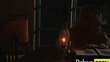 Cowboy rams smoking hot blonde teen pussy hardcore outdoor HD