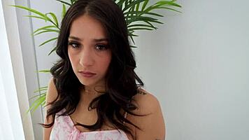 Stepdaughter tempts with tight pussy for dirty old fuck