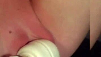 Skinny brunette whore Scott Rhodes gags on deepthroat toys and squirts in cage humiliation