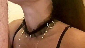 sunglasses milf's deep blowjob ends in messy swallow