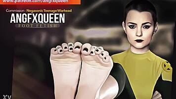 craving those wrinkled teen toes footjob stroking?