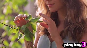 Katya Clover, bare your petite tits in the wild!