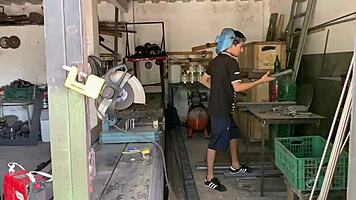 me follo al cornudo con mi compa�ero... wild latina lesbian interracial homemade frenzy