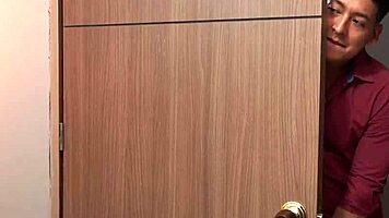 Secretary Caught Masturbating Gets Boss's Huge Cock Ride