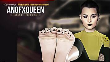 craving those wrinkled teen toes footjob stroking?