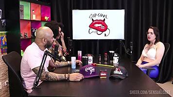 melissa leal dazzles in sheer red lingerie transsexual sensualcast compilation