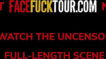 amateur big tits latina gags on american bwc deepthroat rough