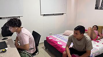 don't cum inside my best friend fucks me so good while distracted