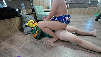 hot thai housewife rides pov creampie in sarong naturally