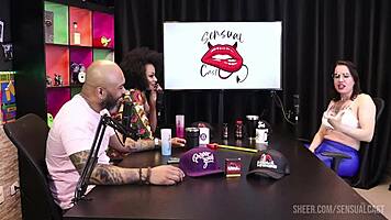 melissa leal dazzles in sheer red lingerie transsexual sensualcast compilation