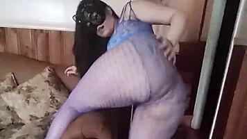 her lingerie and huge ass seduce me post-work 🔥🍑