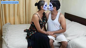 Prim desi lovers erupt into another frenzy of untamed horny passion