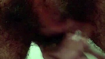 Petite homemade slut exposes hairy wet pussy asshole