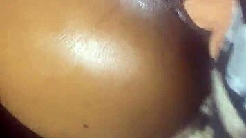 Huge Tits Black Lesbian Strapon Ride Fingering Lick Pussy Oiled Screaming