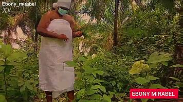 Herbalist FORAGES herbs in forest, ENDS UP POUNDED by chubby latina bbw!