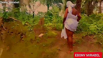 Herbalist FORAGES herbs in forest, ENDS UP POUNDED by chubby latina bbw!