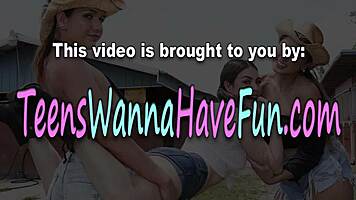 real 18+ teen gets her tits fucked hard at wild amateur party