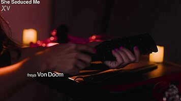 She'seducedme Husband's Dominatrix Licks Wet Pussy