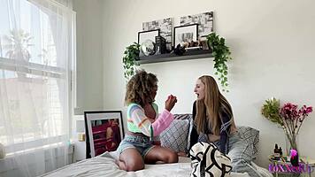 angel's steamy 69 lesbian tangle hints at deeper pleasures