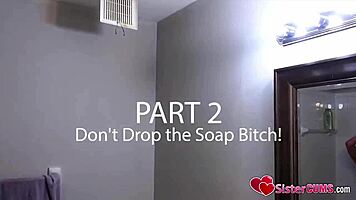 Teen blows huge cock fresh out of jail then swallows deep