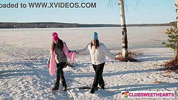 cold day turns hot as juicy babes dive into wet pussy licking at clubsweethearts