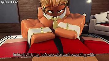 discovering the rabbit hole special with her favorite toy