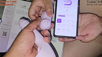 i'm SPREADING wide while i masturbate with duoglow then he FIST my asshole hard