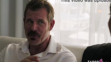 Hot Babysitter Teases Boundaries Bent Over Doggystyle