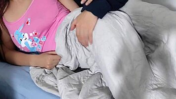 snuck in for secret fuck with curvy latina neighbor almost caught