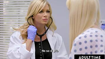 kenzie reeves soaks milf doctor pussy squirt hospital