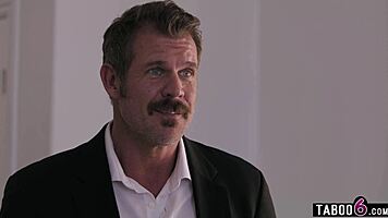 Hot Babysitter Teases Boundaries Bent Over Doggystyle