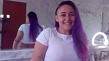 another hot latina sliding onto my thick cock?