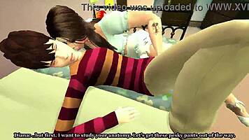 College Cram Session Turns Into Sims 4 Machinima Roleplay