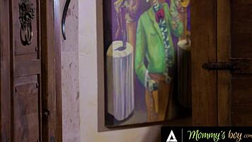 Mommys Boy Stacked Milf Rayveness Rides Teen Stepsons Dick Wildly