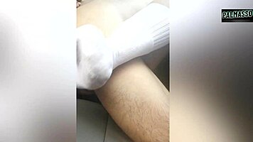 Hairy Pussy Whore in Stockings Fucks Taxi Driver Revenge