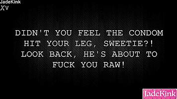 a sneaky cheater pulls off the condom mid-thrust