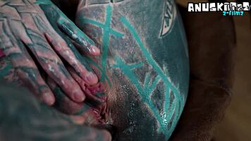 doggy ass teasing with my thick metal toy thrill