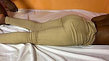 African teen's big boobs pounded by teacher