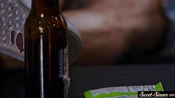 busty tattooed babe rides cock in erotic taboo fantasy storyline