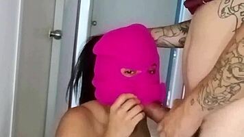 petite big tits babe gulps massive cock milk load eagerly