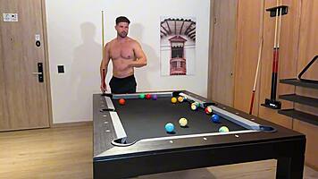 pool game turns wild as big-ass latina devil khloe gets banged hard